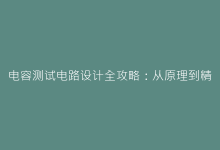 电容测试电路设计全攻略:从原理到精准测量的完整方案-电子元器件网