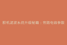 胆机滤波系统升级秘籍:旁路电容参数搭配全攻略-电子元器件网